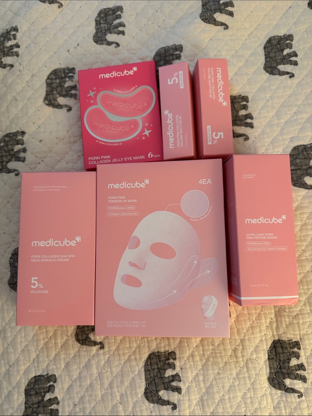 Pink Collagen Jelly Eye Mask & Sheet Mask Skincare Set
